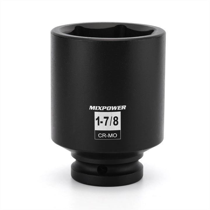 MIXPOWER front view showing socket profile and durable finish for workshop reliability