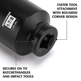 MIXPOWER laser-etched size markings clearly visible for fast identification