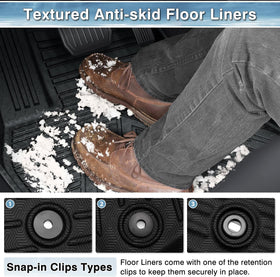 Mixsuper installed on passenger side showing full floor coverage benefit