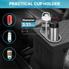 Mixsuper Liner cup holders with drinks demonstrating spill-resisting convenience