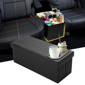 Mixsuper Liner front installed in Kia Telluride showing tidy center storage and accessibility