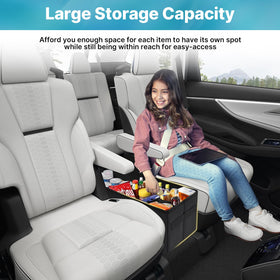 Mixsuper Liner holding kids toys in backseat for easy access