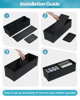 Mixsuper Liner scale comparison in footwell demonstrating compact fit and space saving