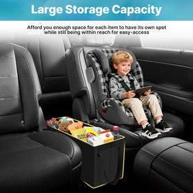 Mixsuper Liner side profile fit between Palisade LX3 seats demonstrating secure placement