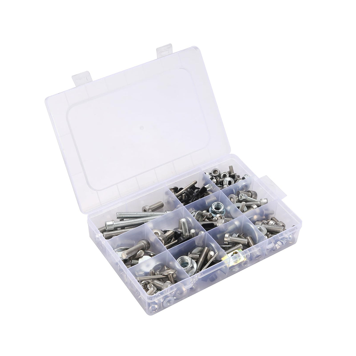 MIYAALLN close-up of screws and nuts revealing corrosion-resistant finishes and precise threads
