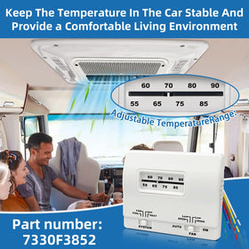 MIYOLO thermostat close-up of dial and controls, precise temperature adjustments