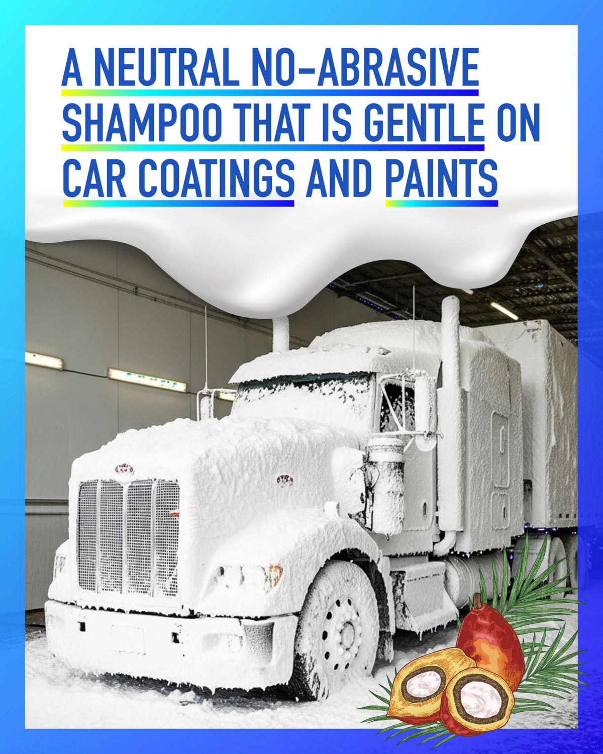MJJC foam coating a full car showing wide coverage and cleaning reach