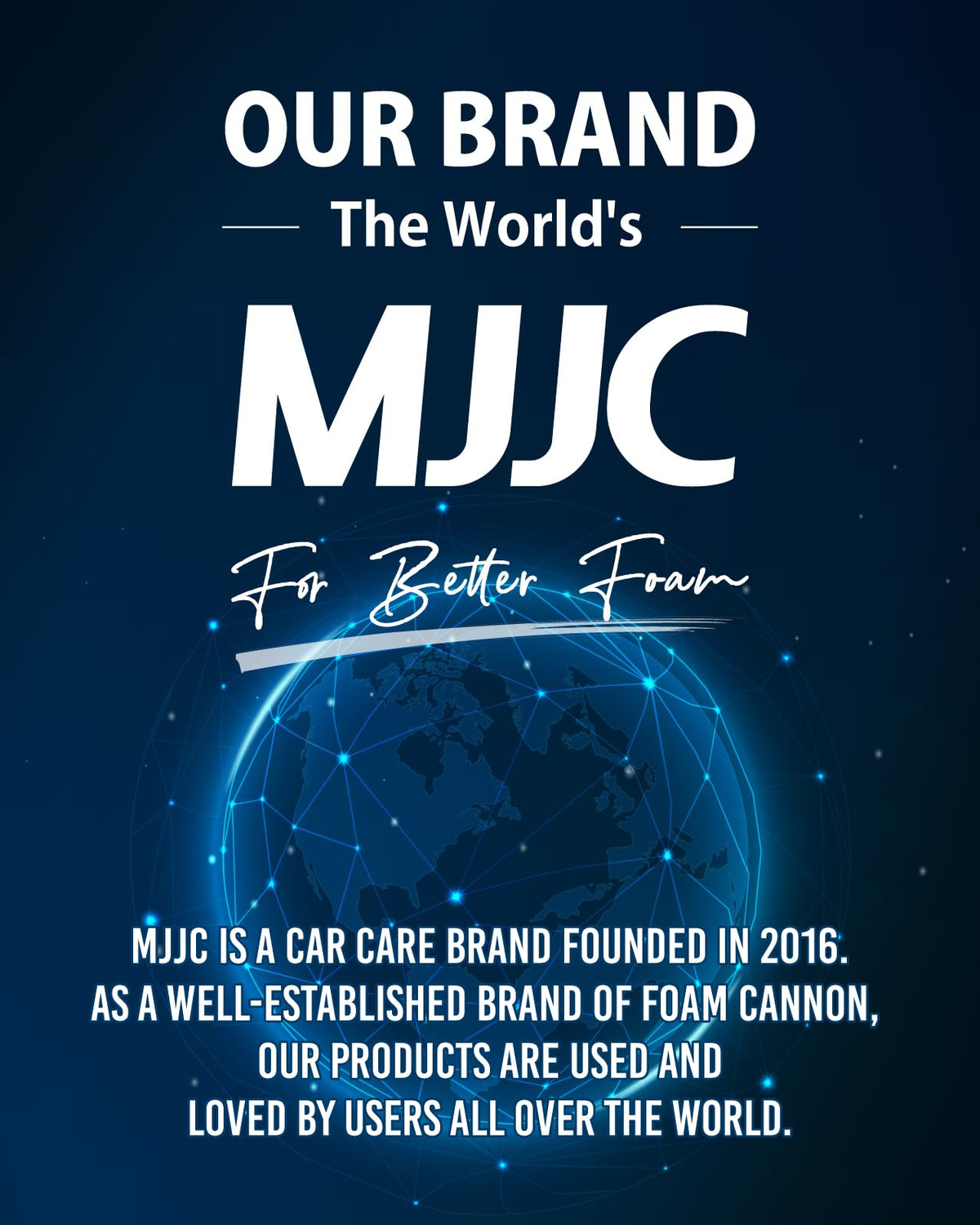 MJJC foam applied during car wash scene illustrating easy rinsing