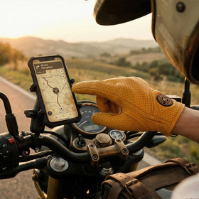 mjmoto touchscreen fingertip demo enabling phone and GPS use without removing gloves