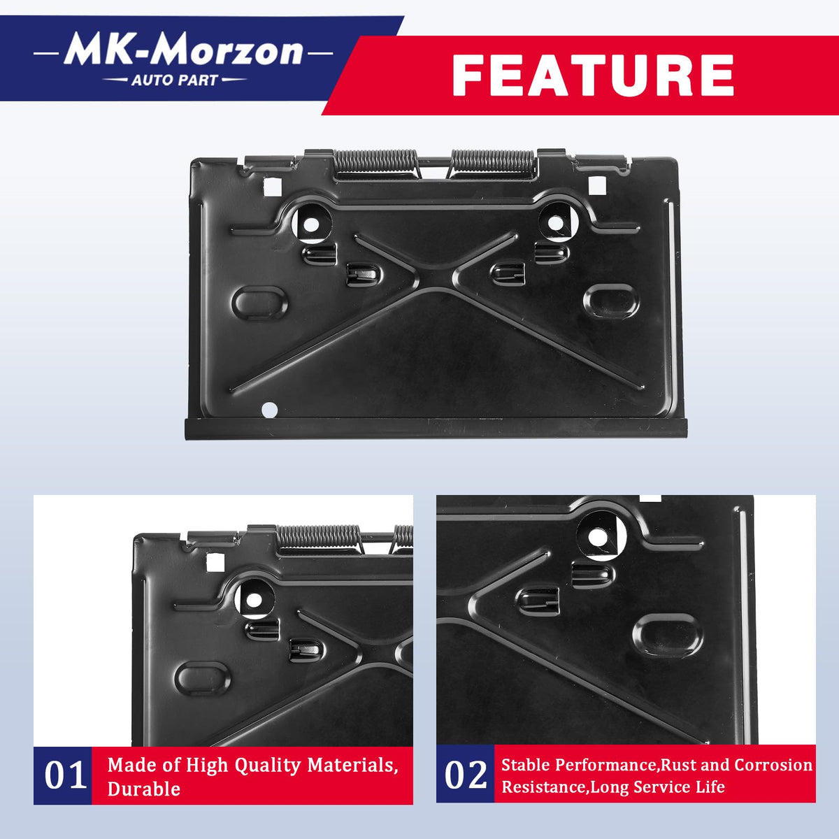MK-Morzon bracket mounted on Impala rear demonstrating direct-fit installation