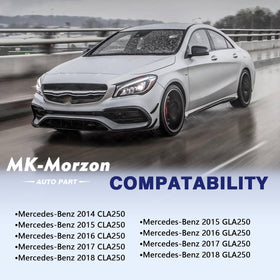 MK-Morzon installed in Mercedes engine bay showing correct routing benefit