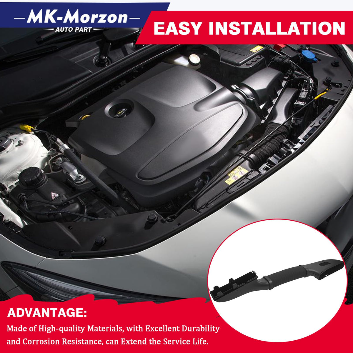 MK-Morzon packaged unit with label ensuring correct part number