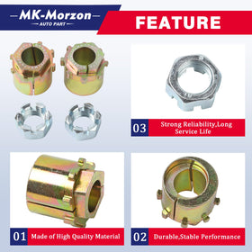 MK-Morzon K80108 installed on control arm demonstrating fit and alignment benefit