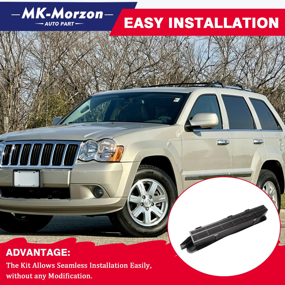 MK-Morzon label with part number 82208300K showing correct identification benefit