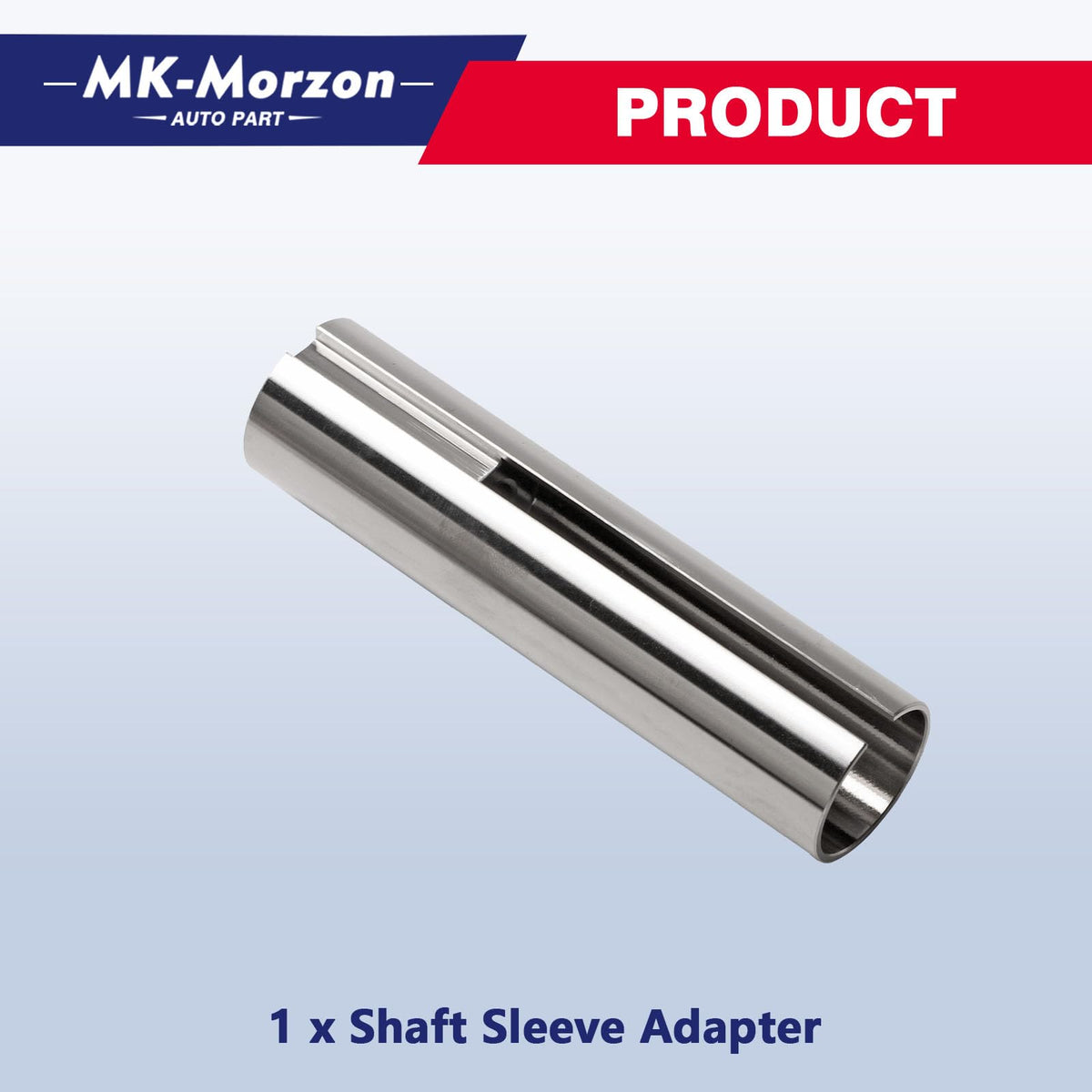 MK-Morzon adapter fitted on lawn mower engine illustrating easy upgrade and time savings
