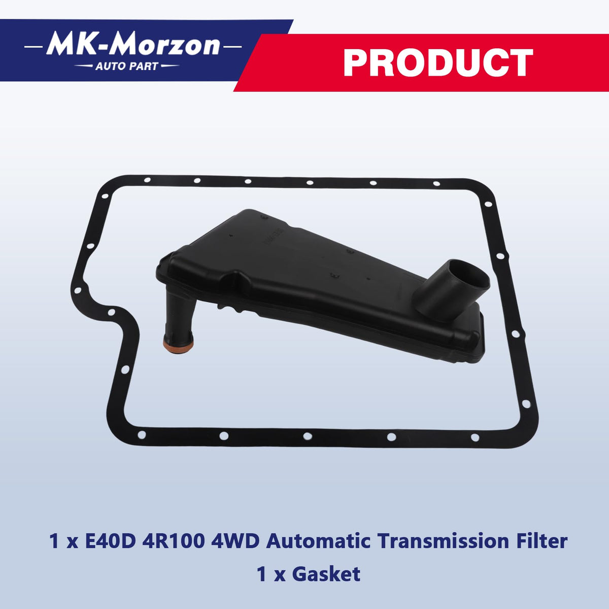 MK-Morzon filter and gasket on workbench showing professional-install convenience benefit