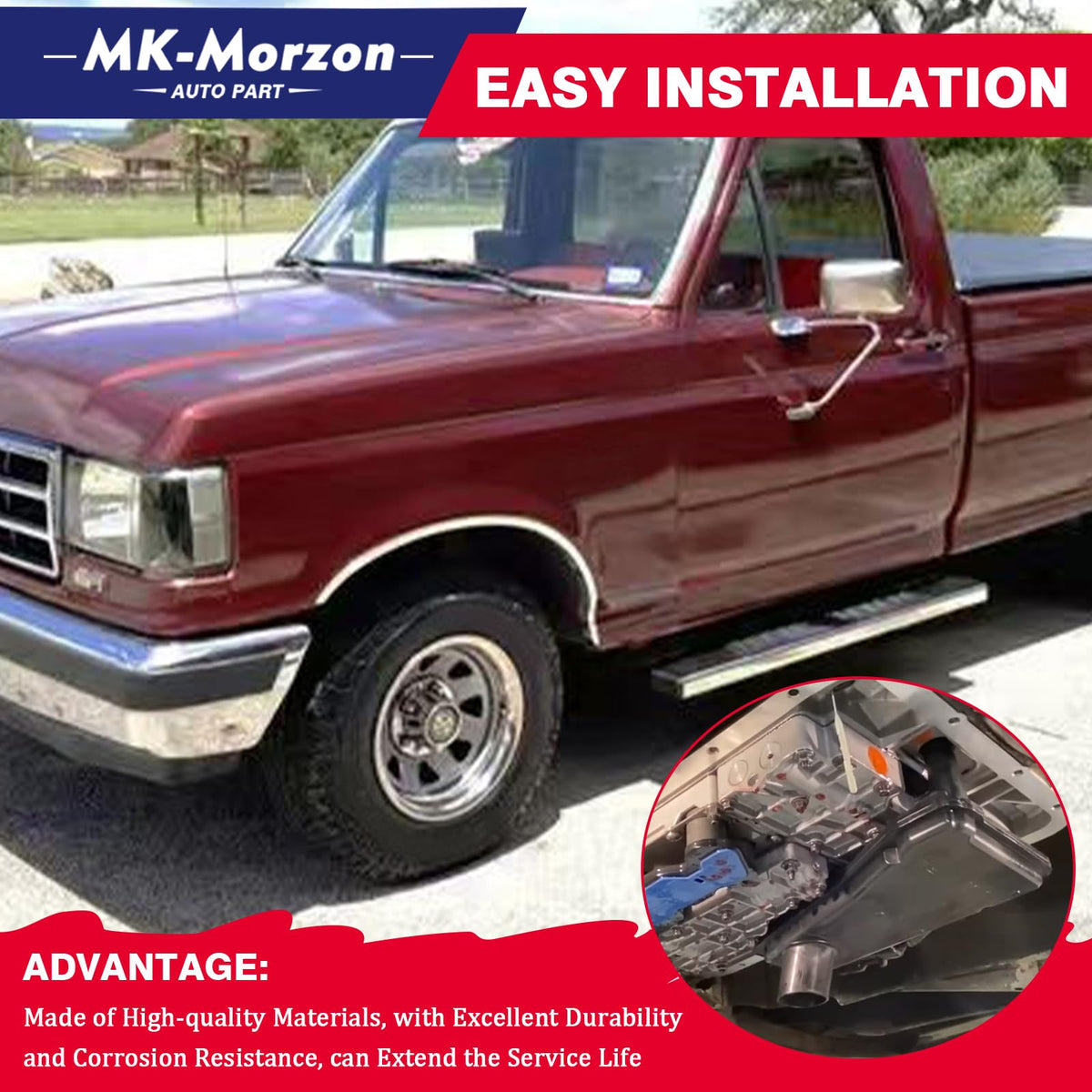 MK-Morzon box and contents staged showing ready-to-install kit benefit