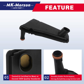 MK-Morzon filter next to ruler for scale showing accurate OEM sizing benefit