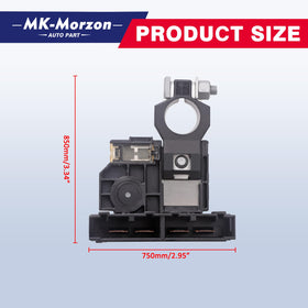 MK-Morzon terminal with M8 nuts and hardware showing ready-to-install benefit