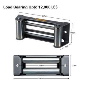 MLHpeak close-up of stainless steel rollers preventing rope abrasion and binding