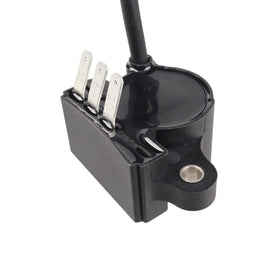 Mliong ignition coil next to ruler for size reference aiding purchase decision