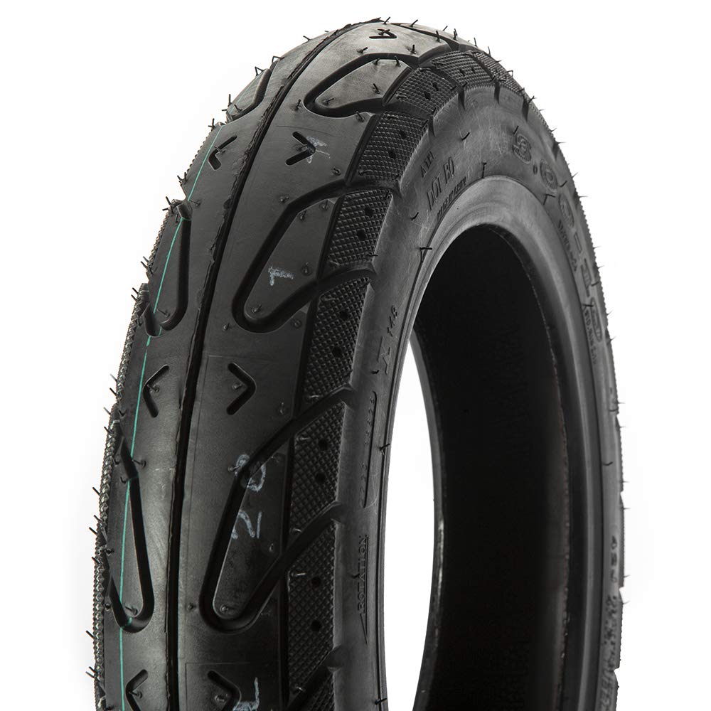 MMG tire mounted on scooter in city use showing stable handling and comfort