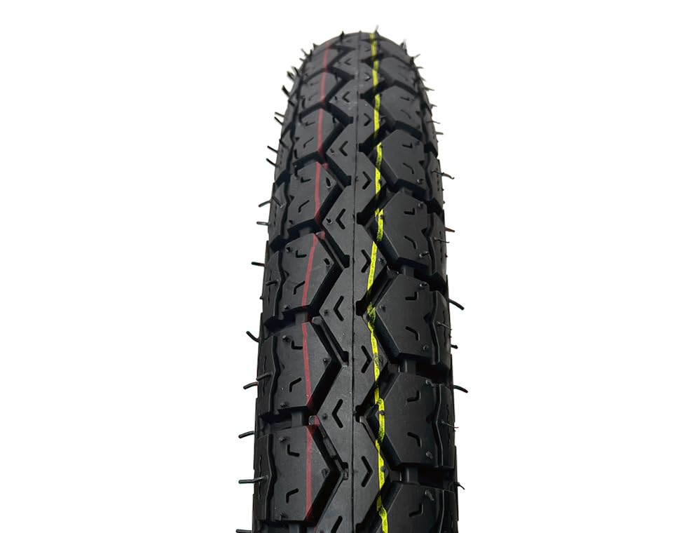 MMG rear 130/90-15 tire full view displaying wider footprint for stronger traction