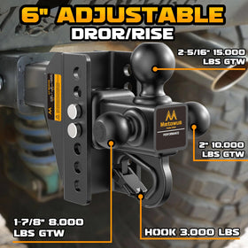 Mmtowus adjustment holes showing shank spacing for precise height setting