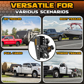 Mmtowus mounted on truck towing trailer illustrating convenience and versatility benefit