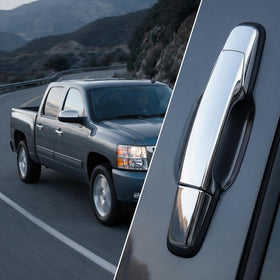 MNJWS handle on pickup in outdoor setting illustrating refreshed vehicle appearance