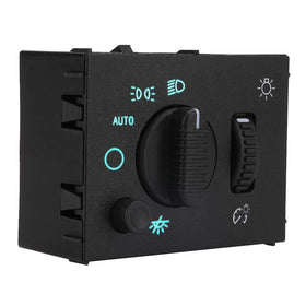 MNJWS front view of headlight switch showing knob and markings for reliable operation