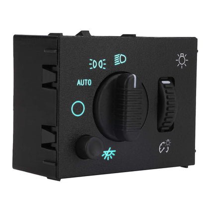 MNJWS front view of headlight switch showing knob and markings for reliable operation