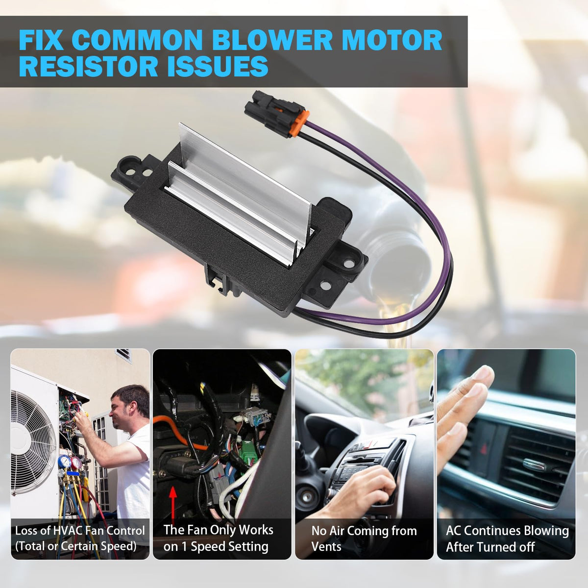 MNJWS module installed in blower housing restoring fan speed control
