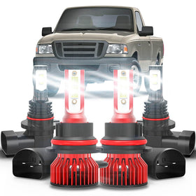 MNWHUC front packaging showing model and pack of four bulbs, clear identification benefit