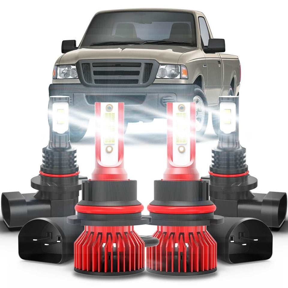 MNWHUC front packaging showing model and pack of four bulbs, clear identification benefit