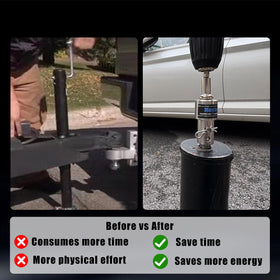 Moalaok mounted on a top-wind jack showing wobble-free performance benefit