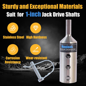 Moalaok wire lock pin detail showing easy, tool-free secure installation benefit