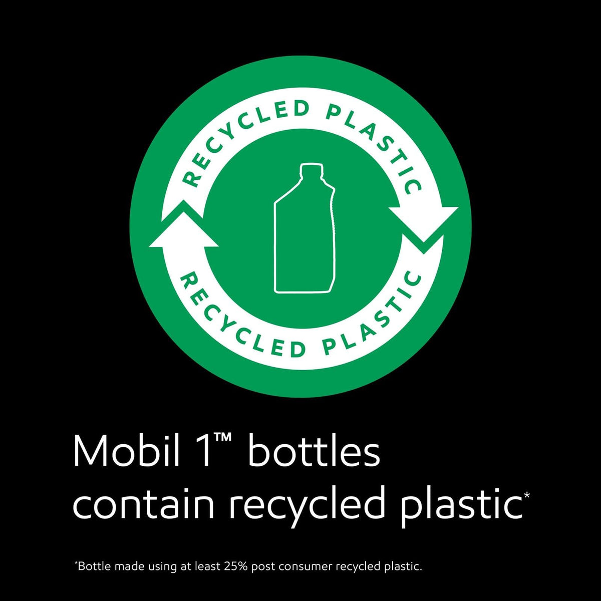 Mobil 1 bottles stored in trunk demonstrating on-the-go readiness