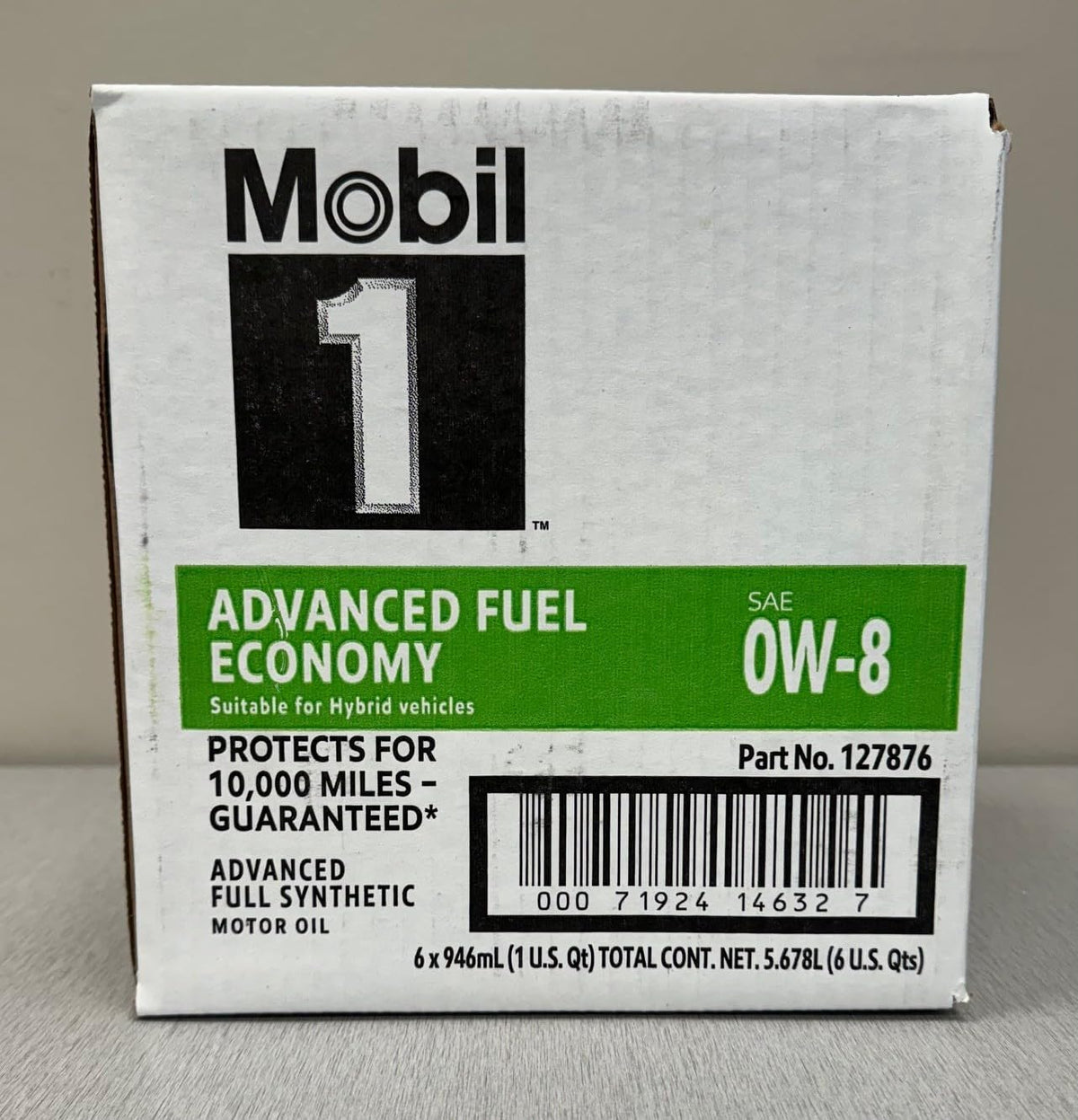 Mobil 1 pour spout close-up demonstrating easy pouring and reduced spills