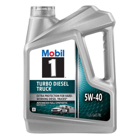 Mobil 1 one‑gallon container demonstrating durable packaging and easy storage