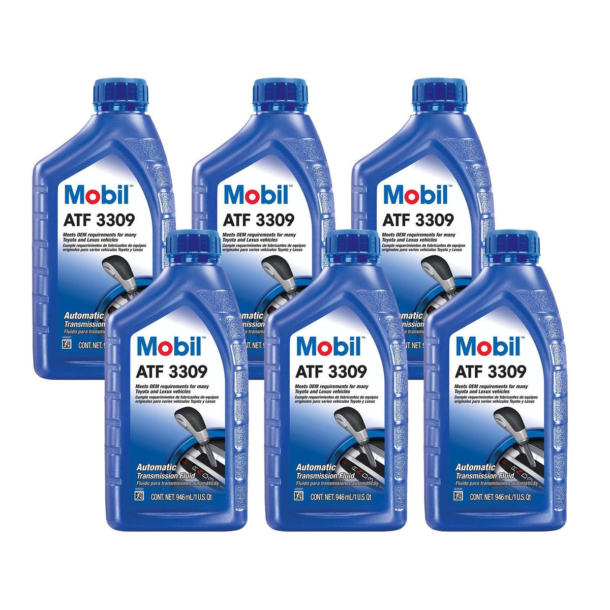 Mobil 3309 front label showing product name and specs for correct identification
