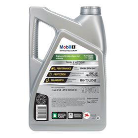 Mobil 1 oil texture showing clear synthetic sheen and low-viscosity benefit