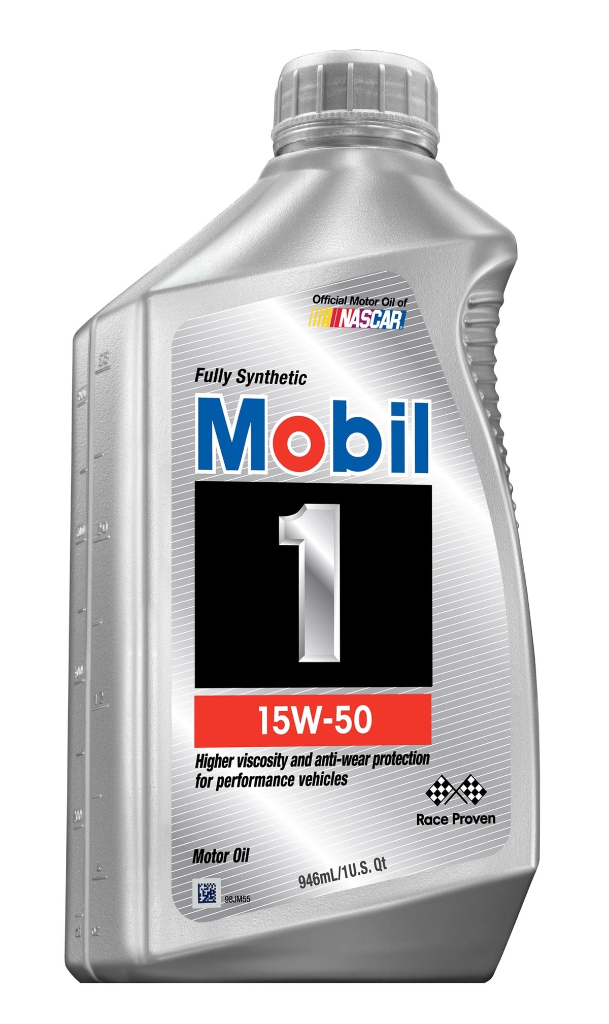 Mobil 1 front packaging showing six 1‑quart bottles and clear product information for reliable protection