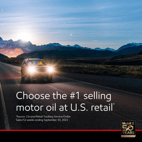 Mobil 1 back label details ingredients and specifications for confidence