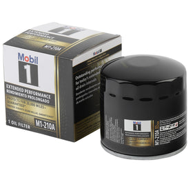 Mobil 1 M1-210A front packaging showing two filters and clear product branding for confidence