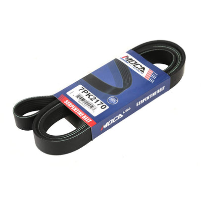 MOCA AUTOPARTS front packaging showing the 7PK2170 belt and clear part number for easy identification