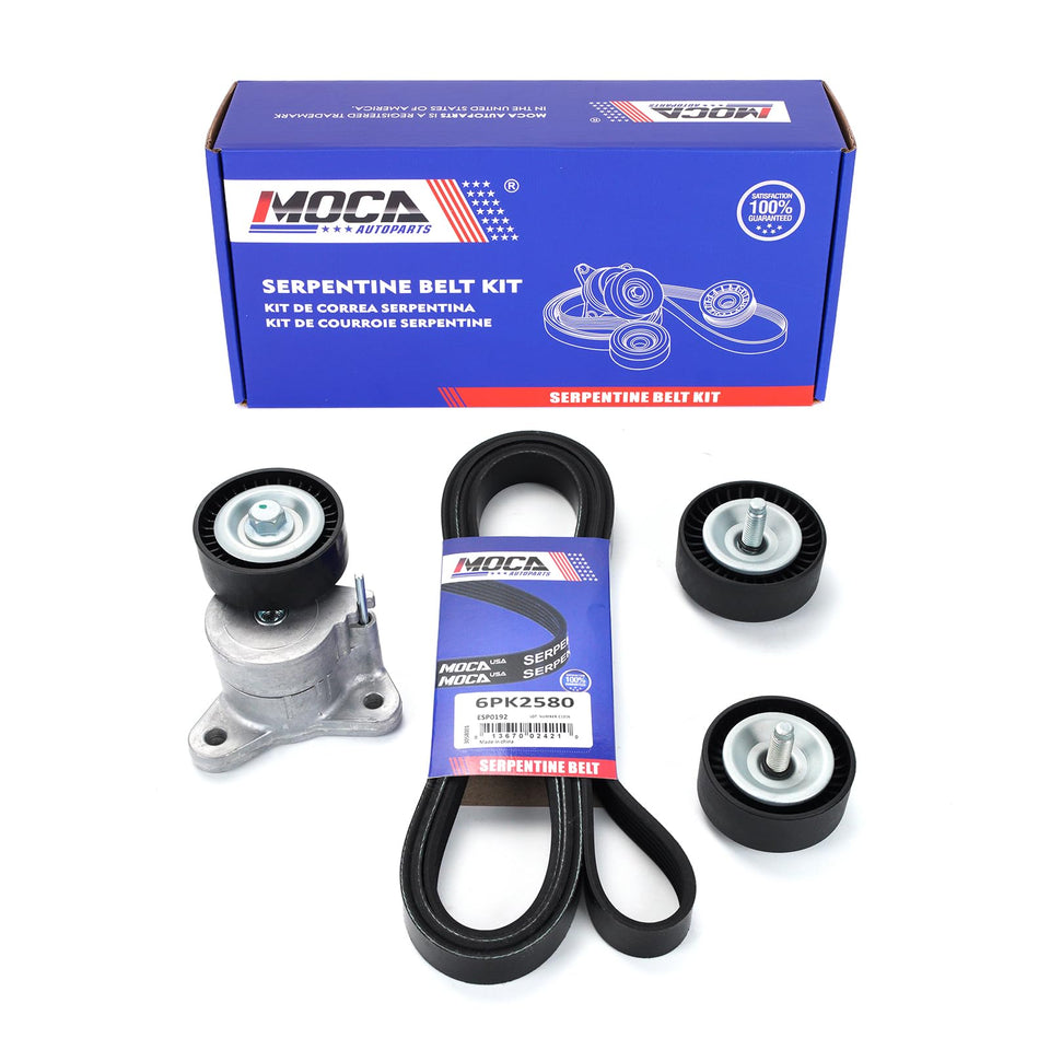 MOCA AUTOPARTS kit front packaging showing kit contents and fitment benefits