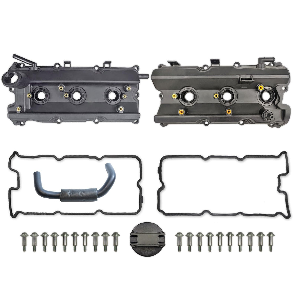 Mocar7 valve cover front view showing fit and finish for easy replacement