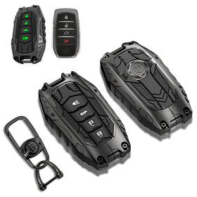 MOCHENT front view key fob cover showing sleek metal look and protection