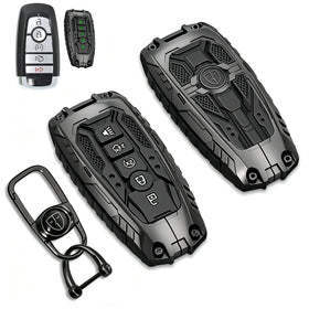 MOCHENT front view metal key cover shows durable zinc alloy protection and stylish look